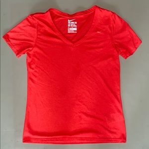 Red dri-fit Nike athletic tee!